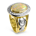 Life Ring Opal and Diamond 