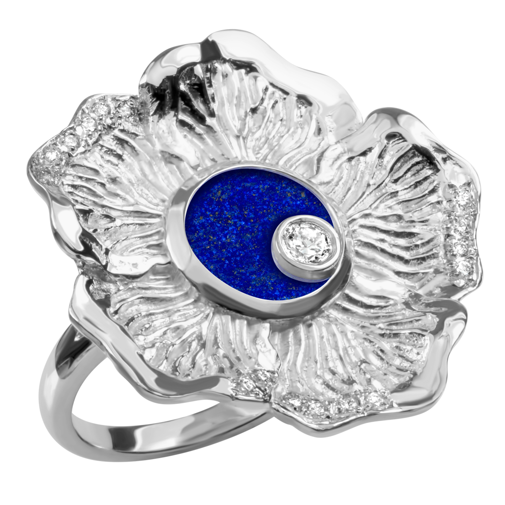 Floriale Ring Lapis Lazuli & Diamond