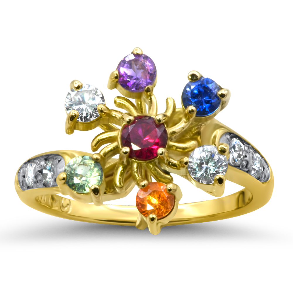 Colours Ring - Gem Array 2