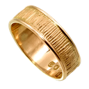 Bark Ribbed Ring 