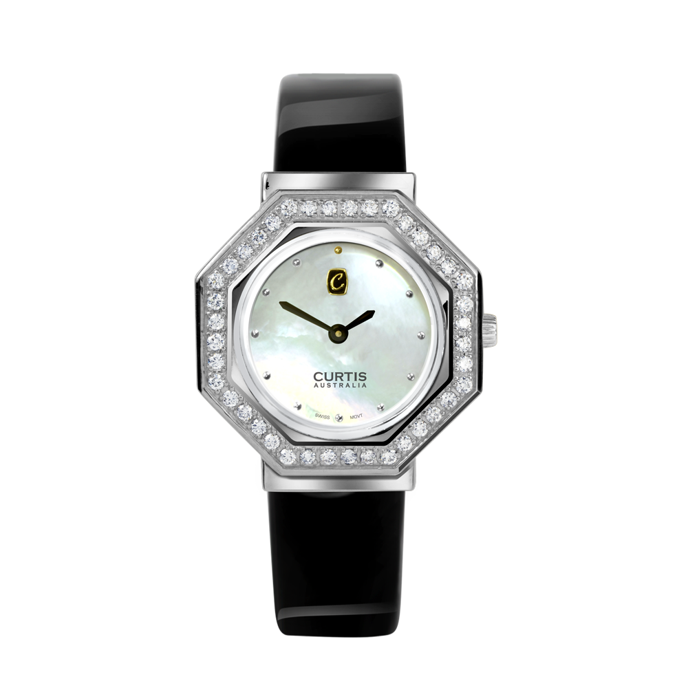 Fortuna Ladies Diamond Watch Mother of Pearl Dial