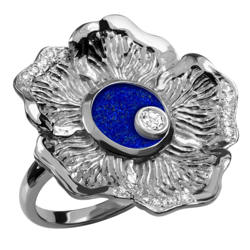 Floriale Ring Lapis Lazuli & Diamond