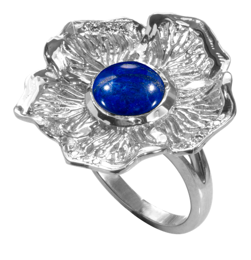 Floriale Ring Lapis Lazuli
